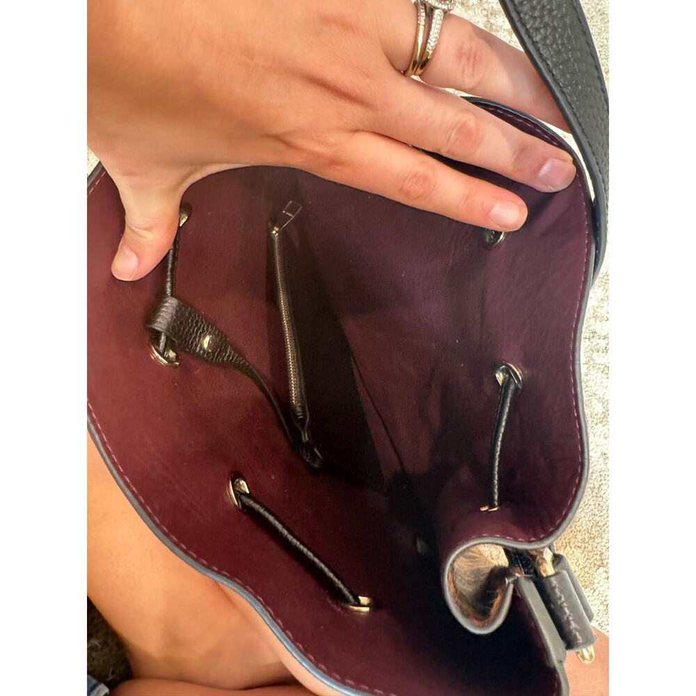 Karen Millen Leopard Print Drawstring Shoulder Ba… - image 7